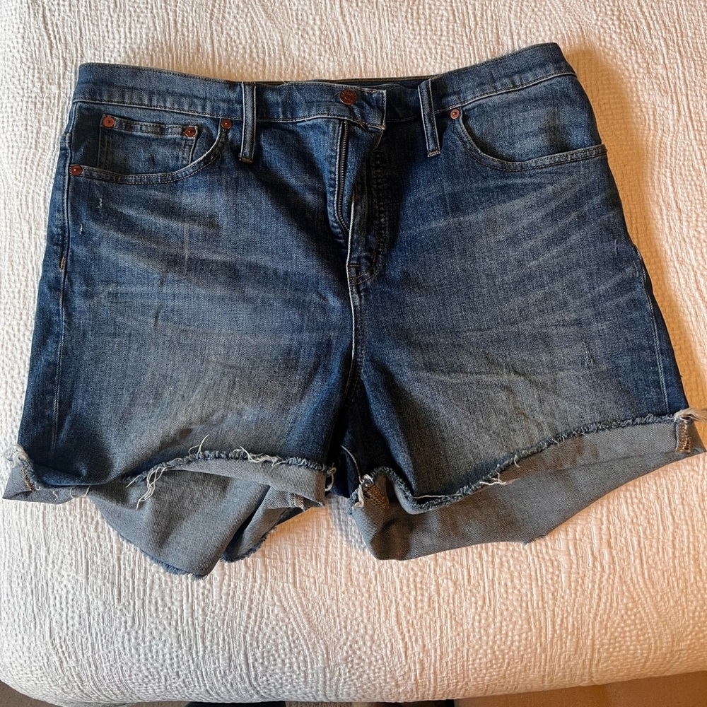 Madewell Denim High Rise Cutoff Jean Shorts